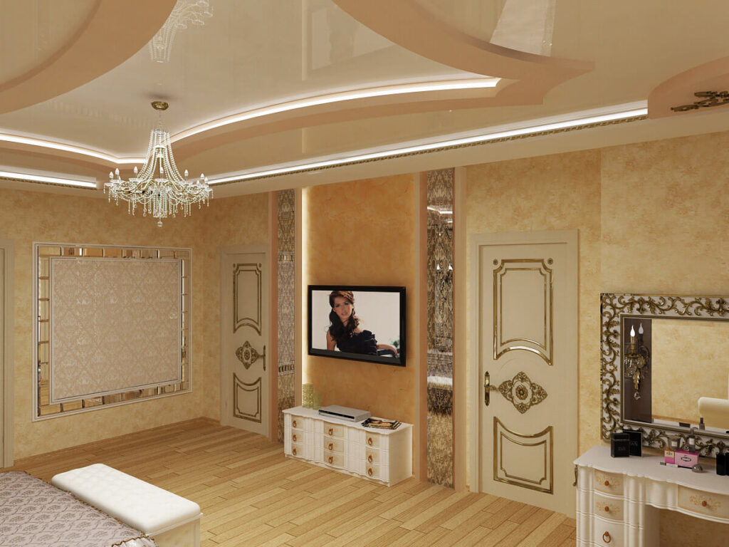 Класичні інтер'єри спальних кімнат